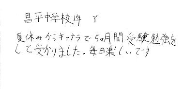 受講生のコメント