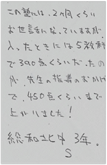 受講生のコメント